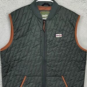 Howler Bros. Vest Quilted Mens XL Black Voltage Primaloft Copper Lightweight
